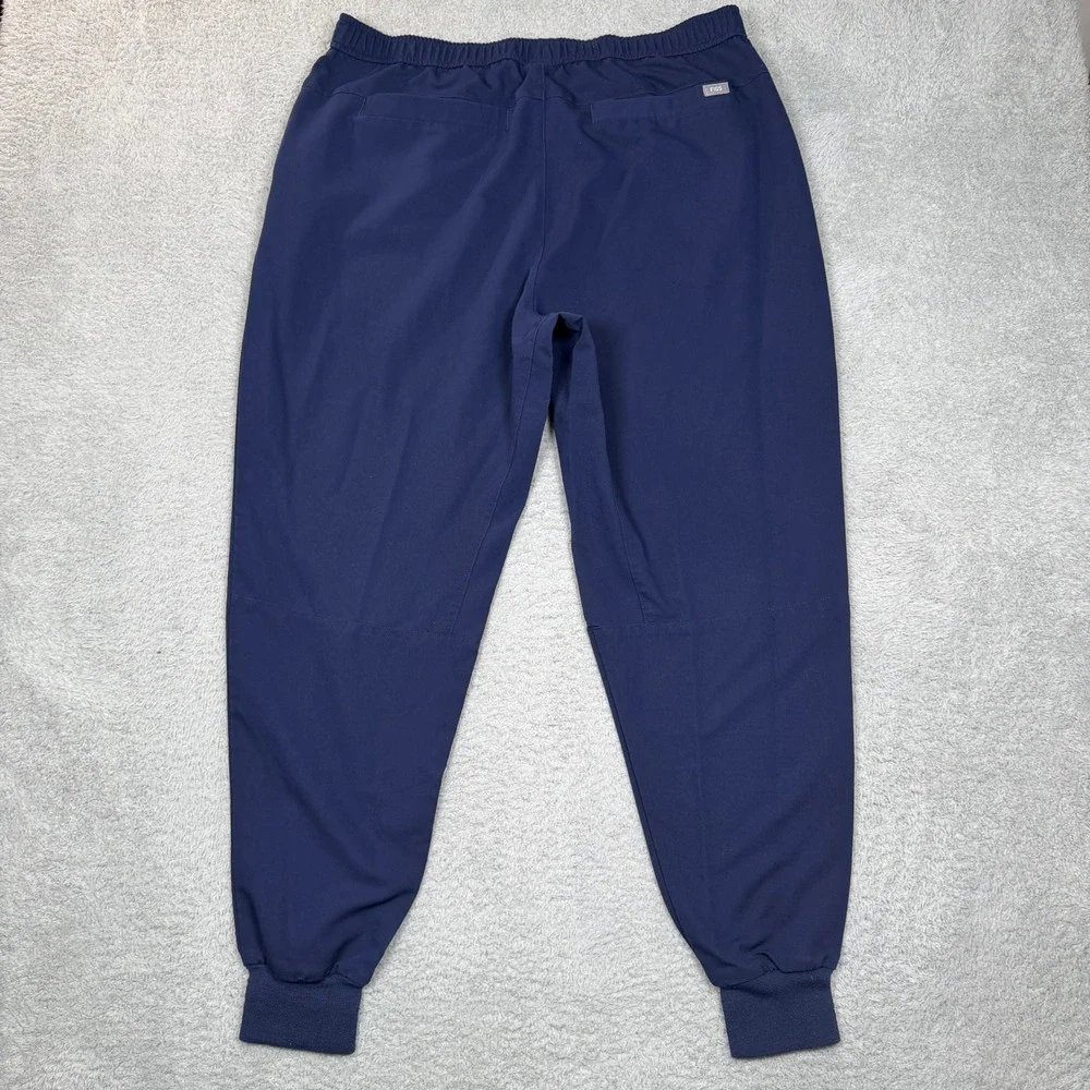 FIGS Technical Collection Mens XXL Navy Blue Scrub Jogger Pants Drawstring